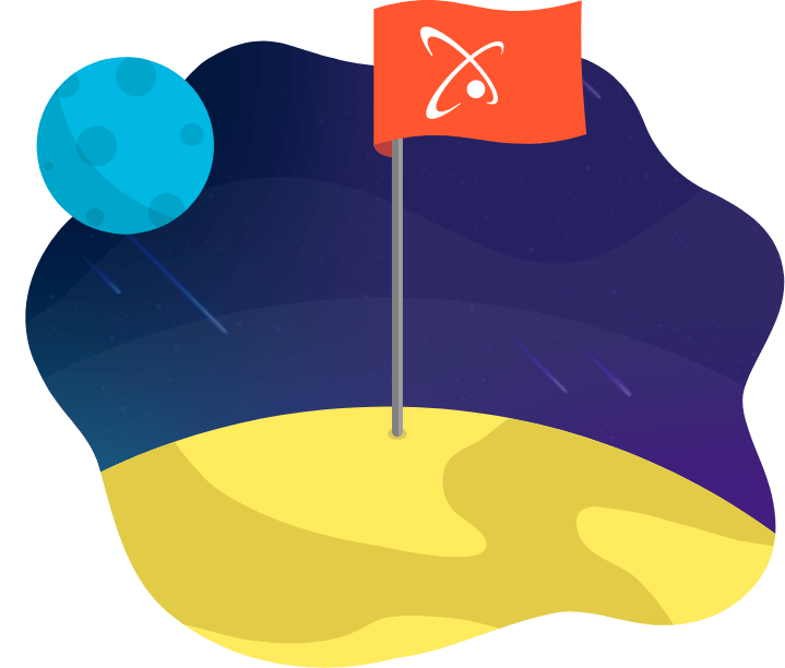 flag Flag on moon - history of smooth fusion