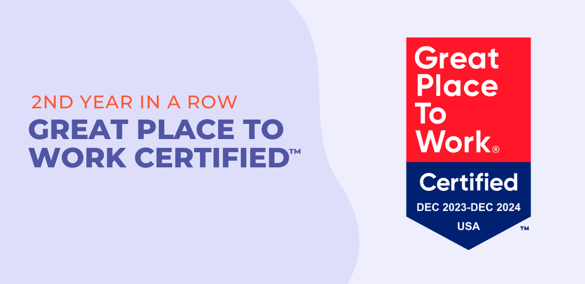 great place to work certified logo for 2023 - 2024