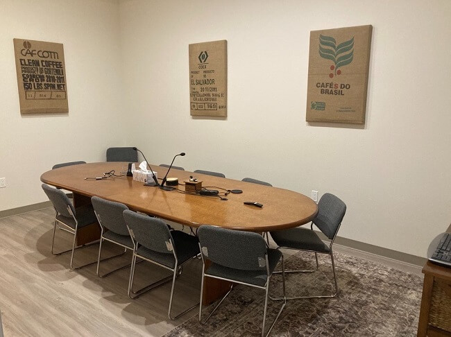 conference room at new office lubbock