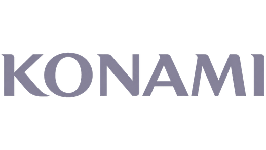 konami gaming logo in gray