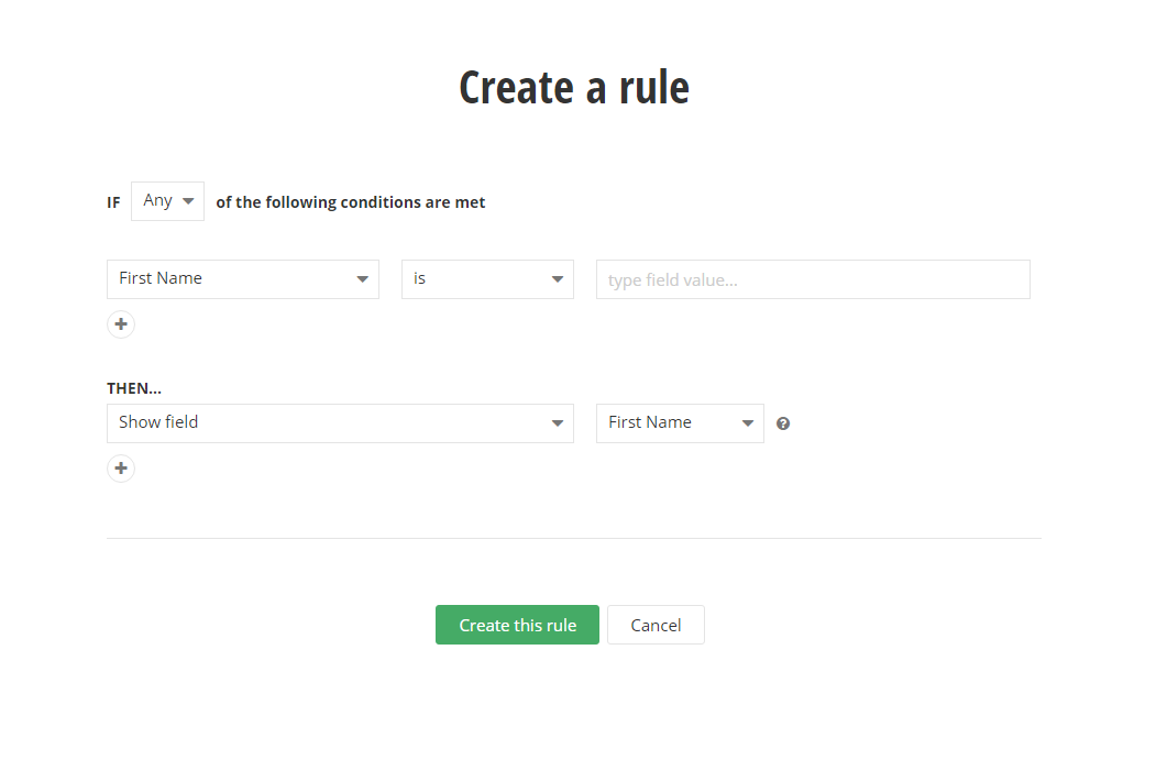 Sitefinity v12 Rule Manager