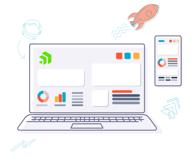 sitefinity-development-experts-partner-dashboard - smooth fusion sitefinity partner dashboard - dev support screen with space themed icons