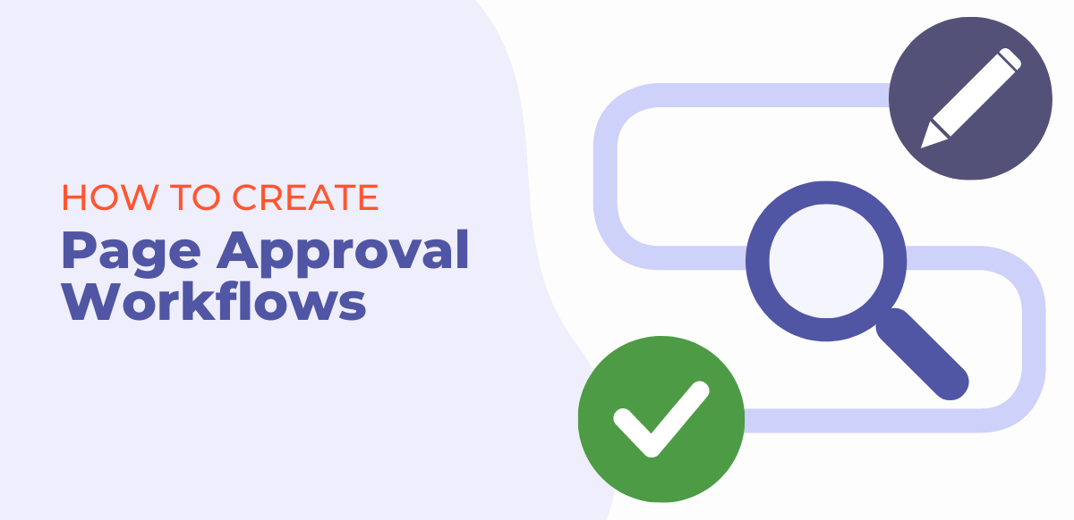 creating page approval workflows