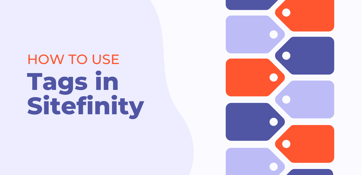 how to use tags in Sitefinity - tags in a row